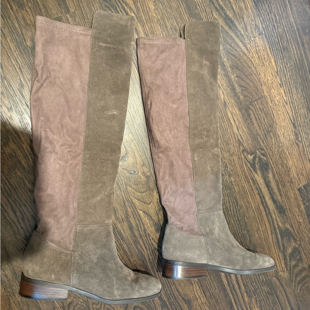Lucky Brand Suede Calypso over the knee boots